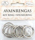 Avainrengas 2,5 cm 10 kpl