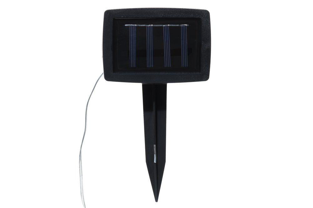 Solar Valoketju Kuvut 10kpl Lampun halk. 5 cm, korkeus 8 cm. 2 m johto, lamput 20 cm valein. Polystyreeni. 1 x 1,2V 300mAh