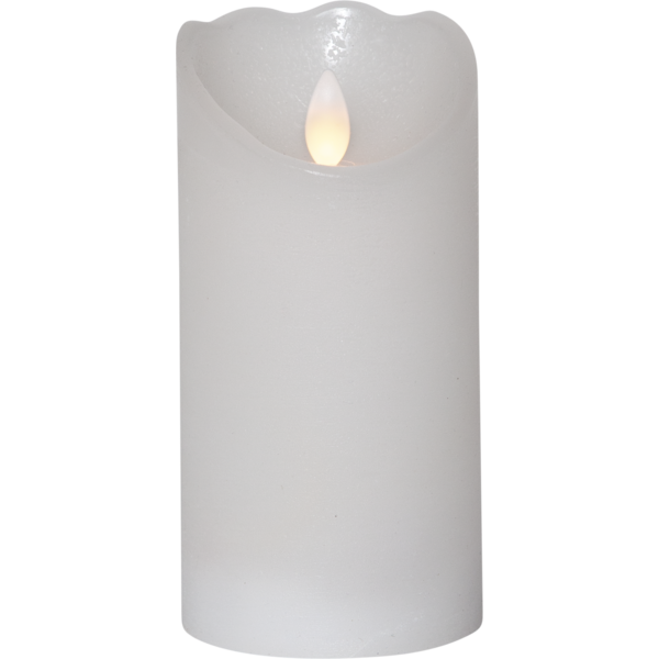 Glow LED-kynttilä 15 cm Valk.