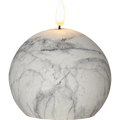 Flamme Marble Led-Kynttilä Pyöreä