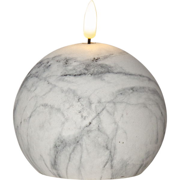Flamme Marble Led-Kynttilä Pyöreä