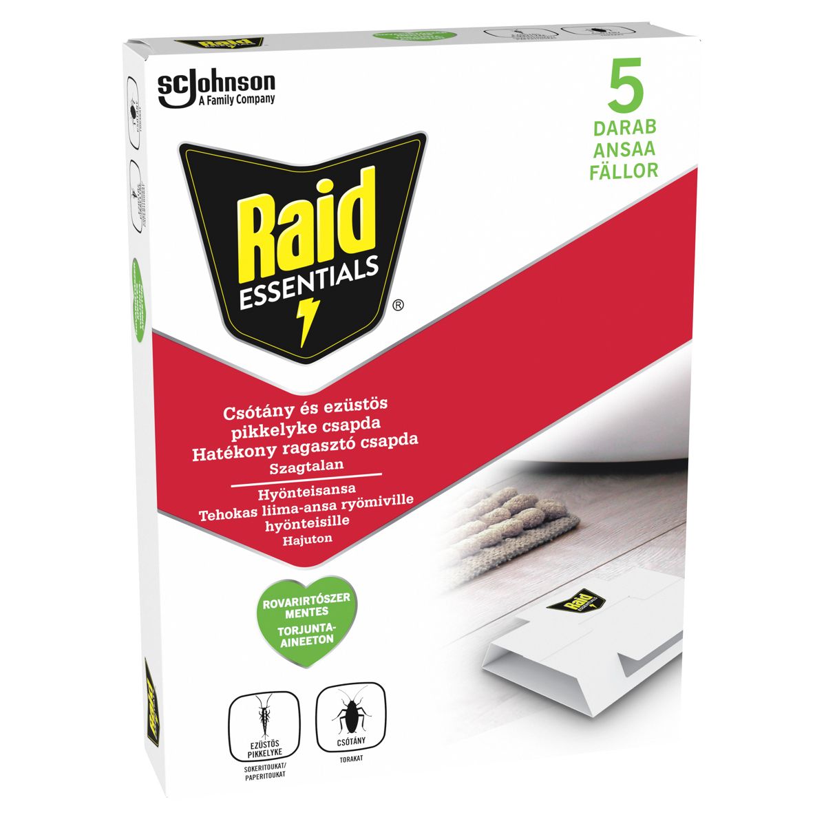 RAID hyönteisansa 5 kpl/pkt