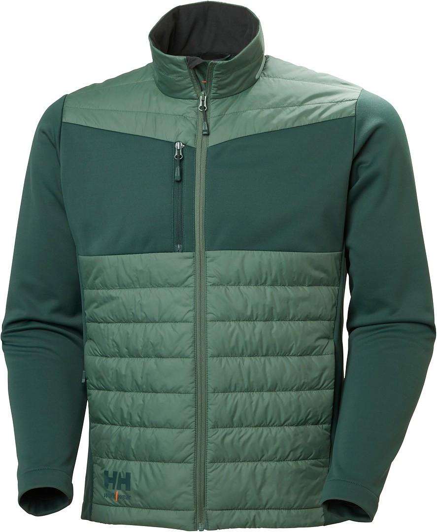 HELLY HANSEN HYBRIDITAKKI OXFORD SPRUCE Eristetty Oxford Hybrid -takki on laatutietoisen ammattilaisen tyotakki. Mukavuus on