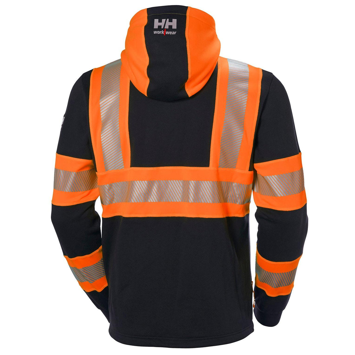 Helly Hansen Work Wear Icu Huomio Huppari Vetoketjulla oranssi /Harmaa ICU-huppari tayttaa toiminnallisuudelle, mukavuudelle