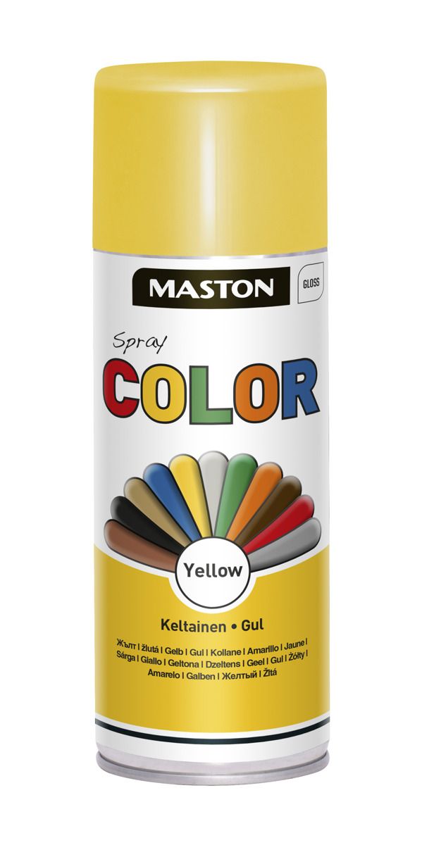 Spraymaali Color Keltainen 400 ml