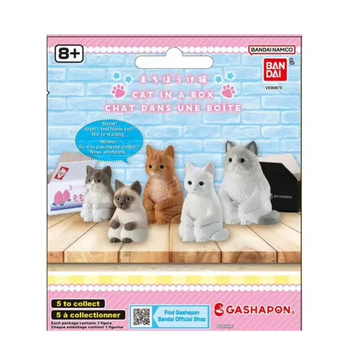 Bandai Gashapon Cats Yllatys Yllatys kerailykissa!