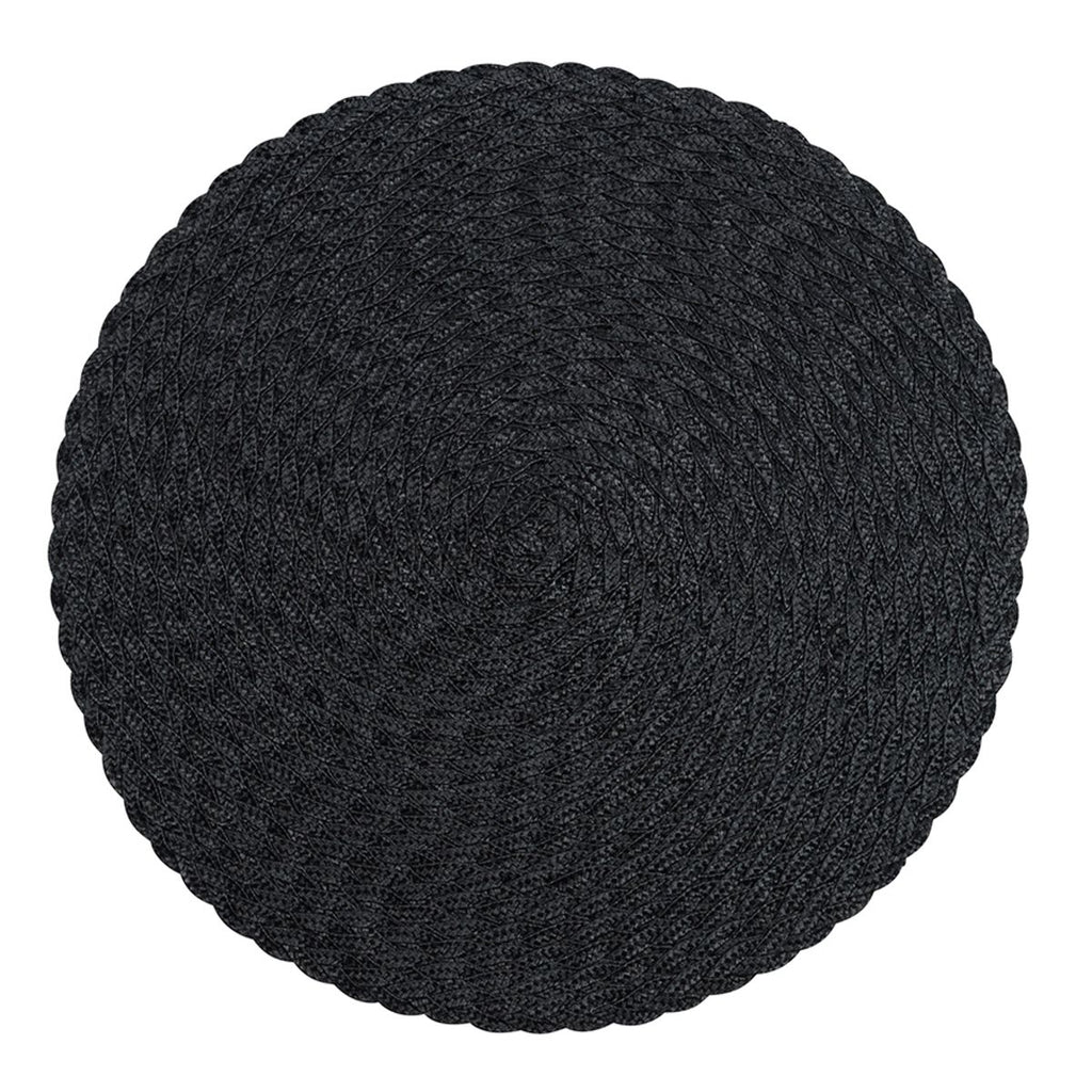 Place Mat Tellus 38 cm Musta