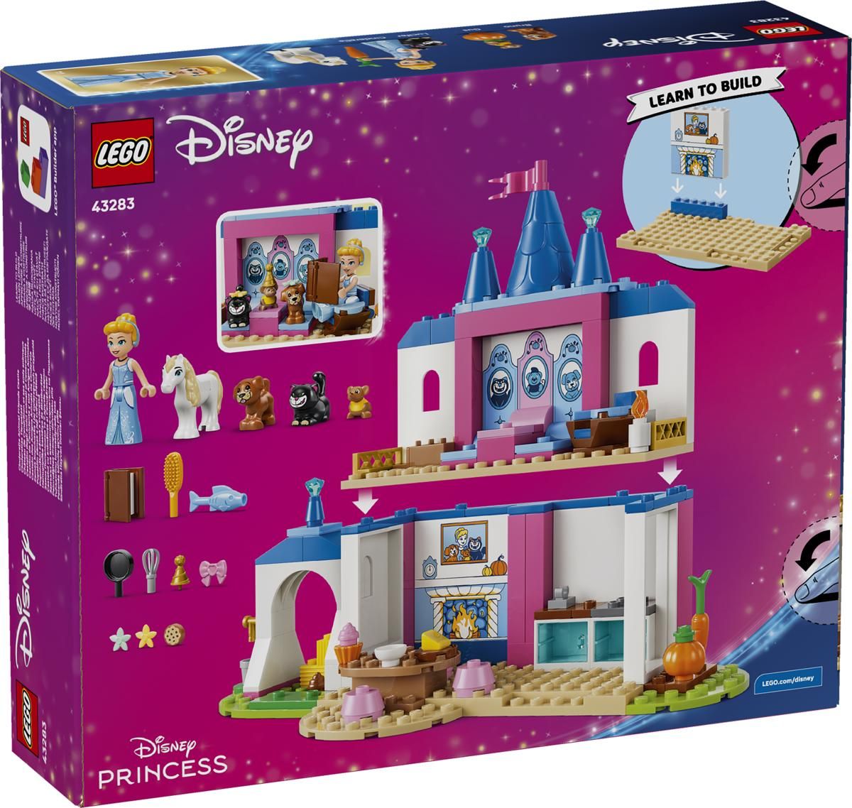 Lego Tuhkimon linna ja eläinystävät