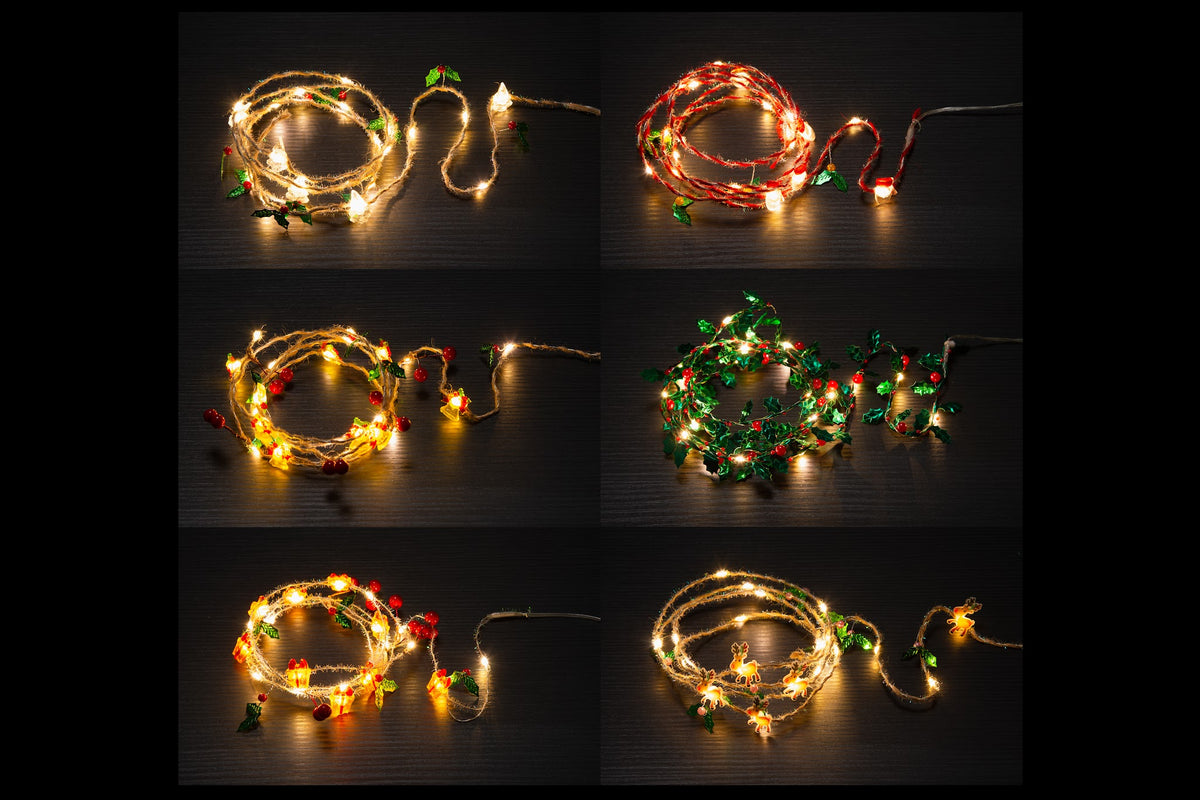 Finnlumor 20LED Paristovalot Jouluaihe
