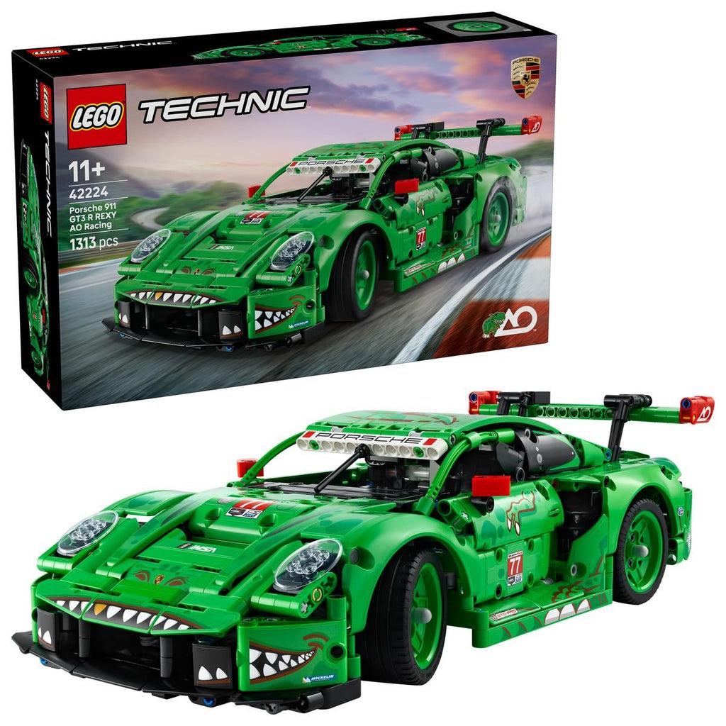 Lego Porsche 911 GT3 r rexy ao Racing ‑auto