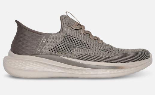 Skechers miesten Relaxed Fit: Slip-ins: Slade - Quinto - Natural Skechers Slip-ins -kengilla arjen mukavuudesta tulee