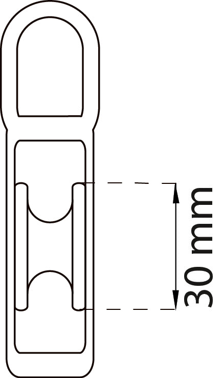 Köysipylpyrä 502 30 mm sink nailon