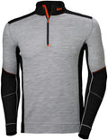 HELLY HANSEN LIFA MERINO HALF ZIP ALUSPAITA V.HARMAA/MUSTA Lifa®-teknologian ja merinovillan ansioista vaatteeseen saadaan