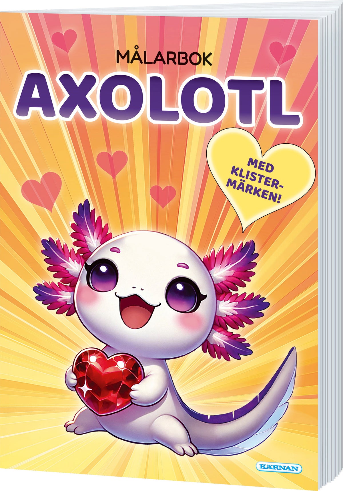 Axoloti Målarbok