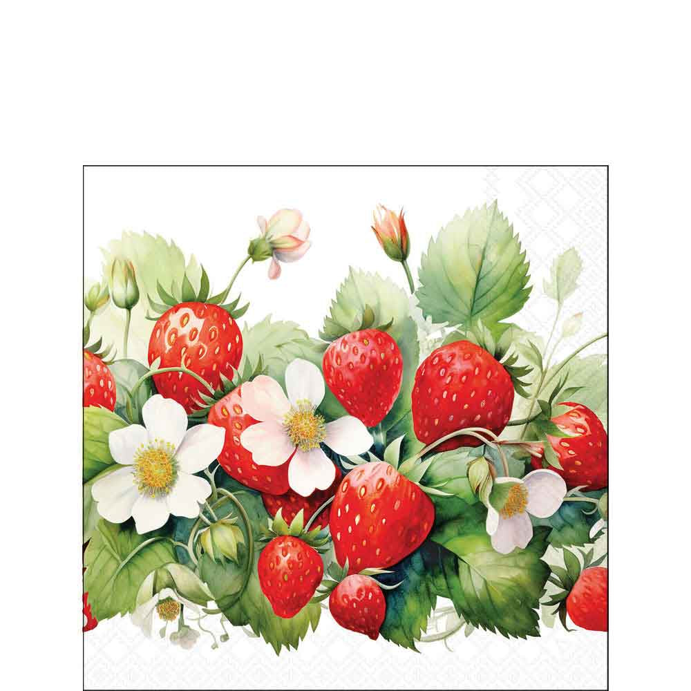 Ambiente Servetit 25 cm Juicy Strawberries