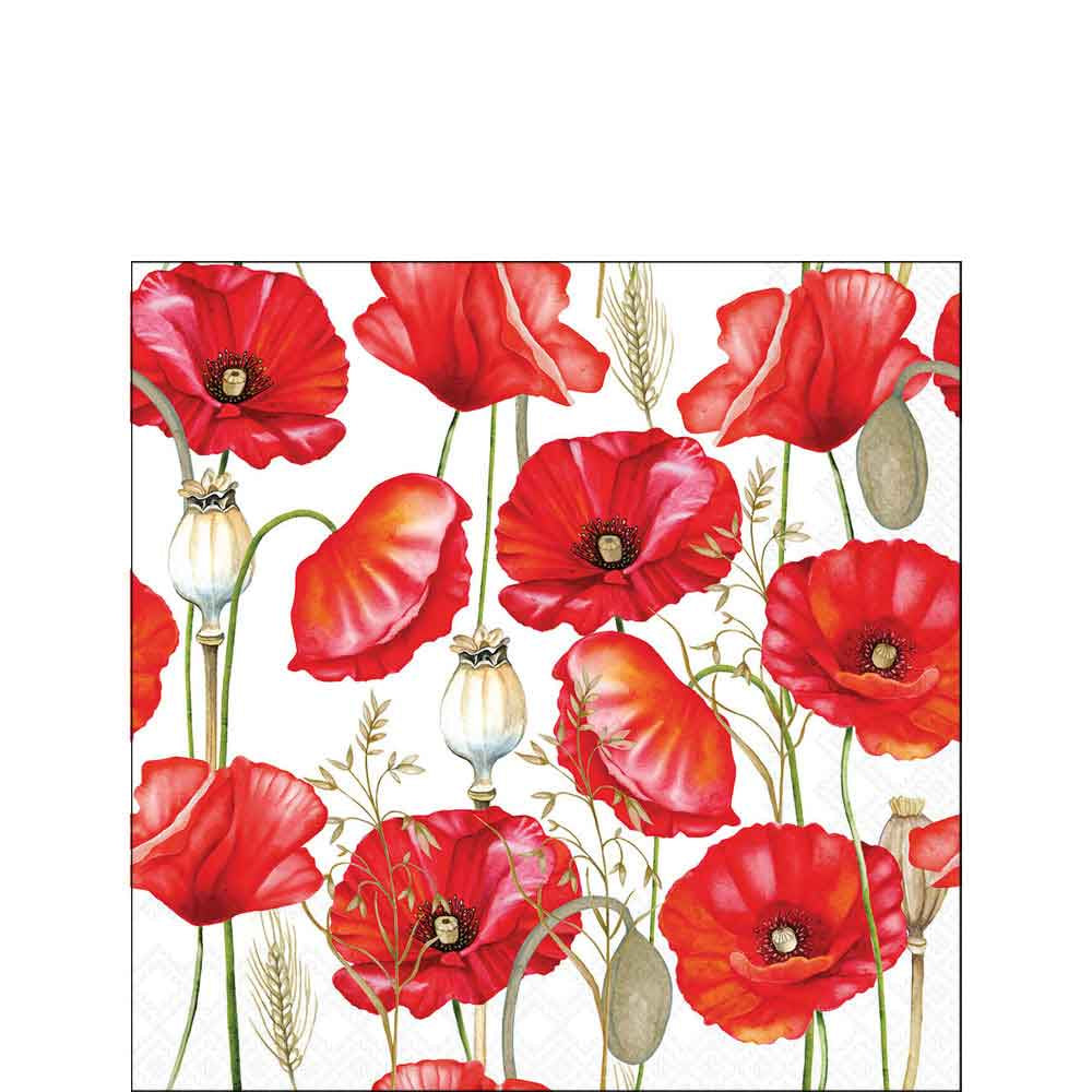 Ambiente Servetit 25 cm Poppy All over