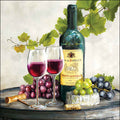 Ambiente Servetit 33 cm red wine