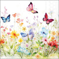 Ambiente Servetit 33 cm Butterflies In field