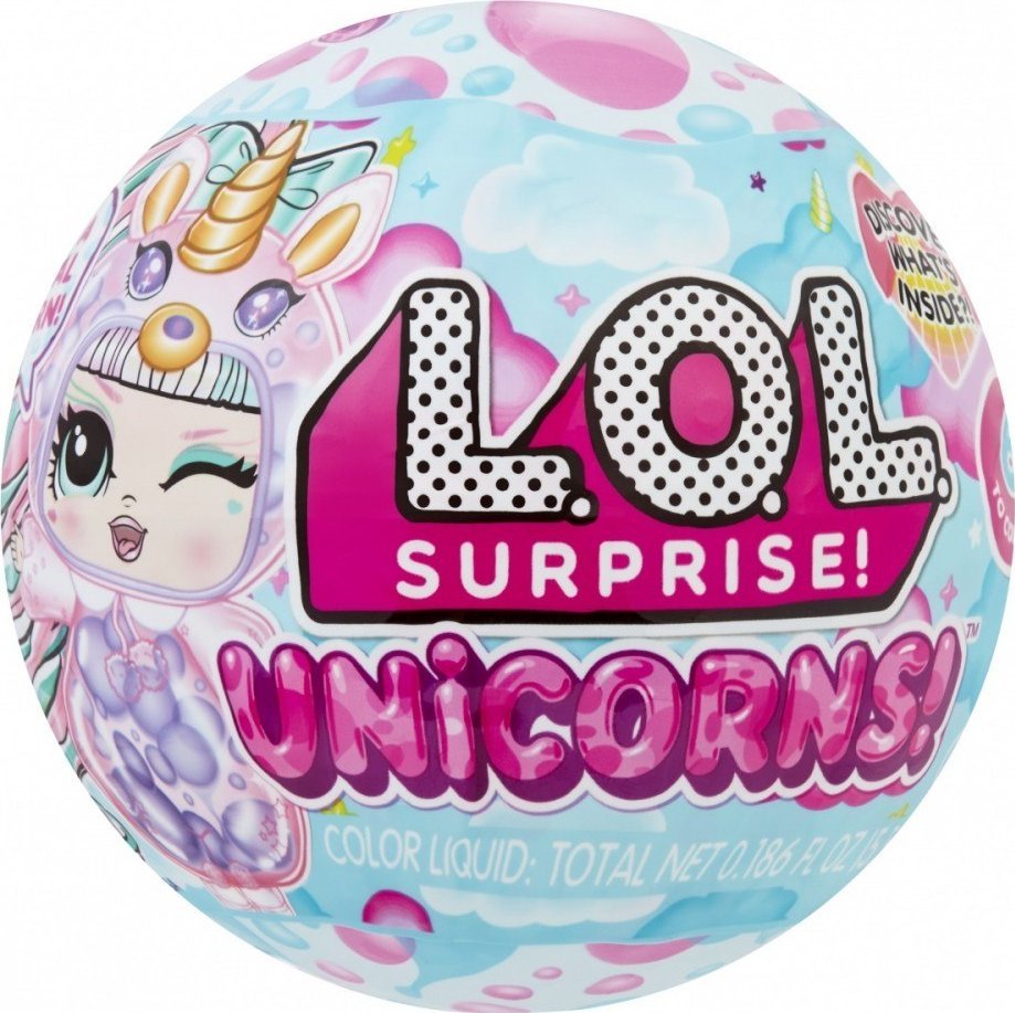 L.o.L. Unicorn Tots yksisarvisyllätysnukke