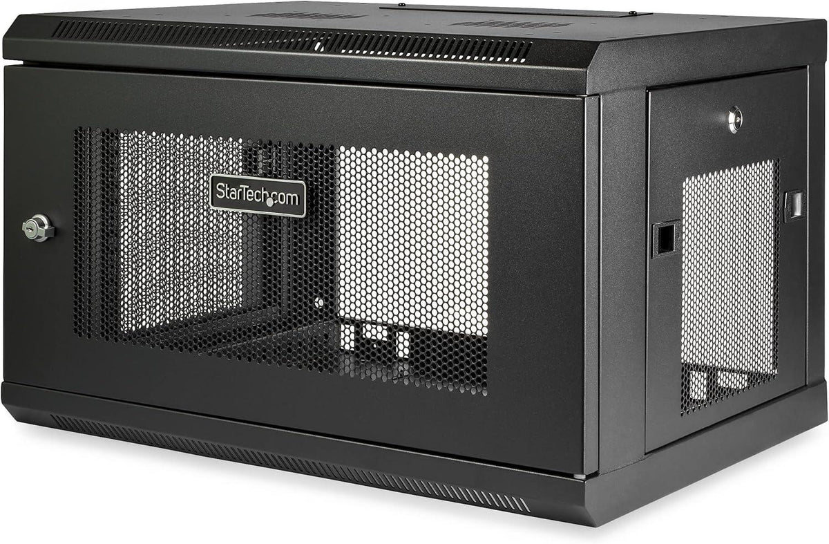 19" Server Rack Cabinet with Shelf, Wall Mount, 6U