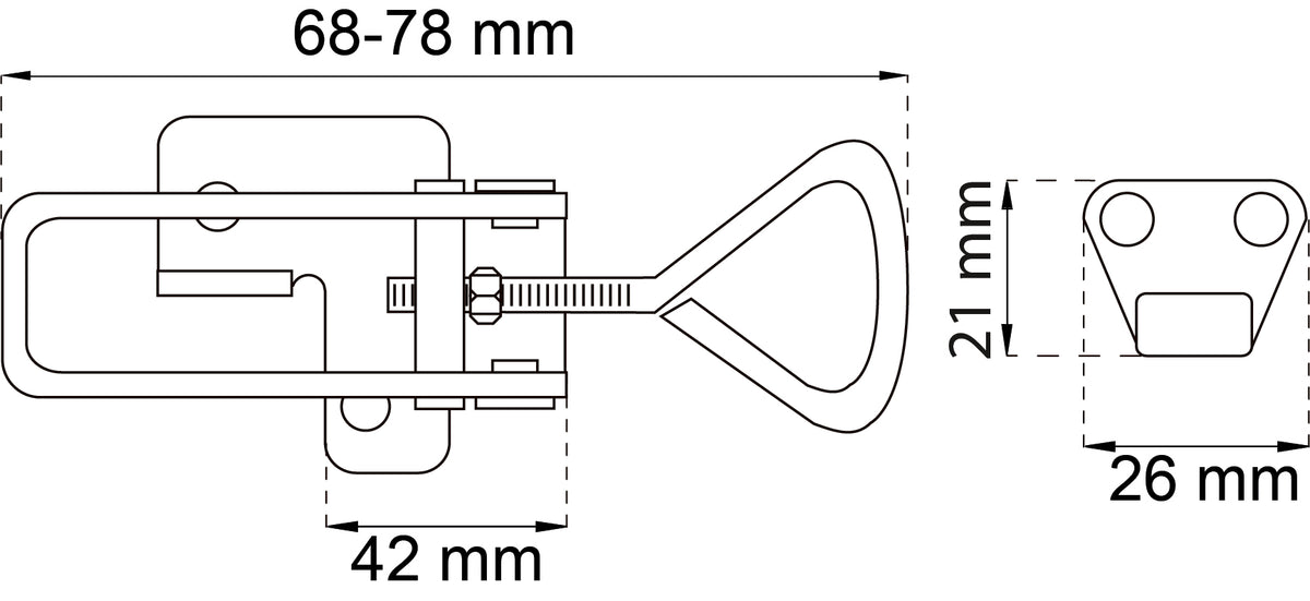 Laatikonsalpa 4091-4010 sink IP