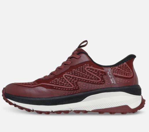 Skechers naisten Slip-ins: Switch Back - Mist - Waterproof - Punainen Valmiina ulkoiluun talla vedenpitavalla ja mukavalla