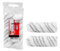 Pistotela hopearaita 12 mm/100 mm polyester 2 kpl