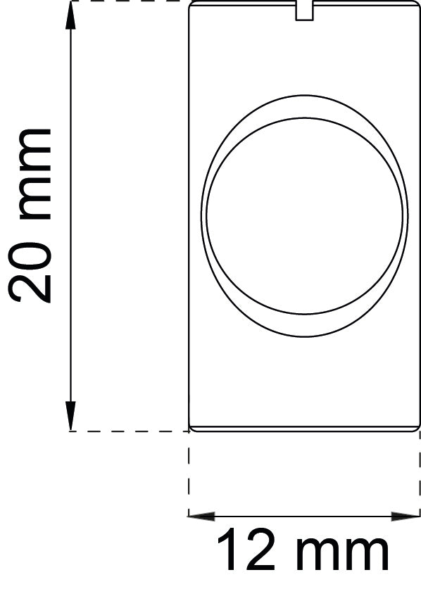 Tappimutteri M8-20 20X12 M8