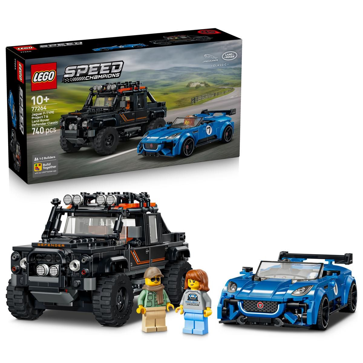 Lego Jaguar Project 7 ja Land Rover Defender