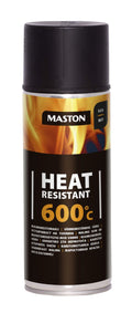 Spraymaali Kuumakesto 600 °c musta 400 ml