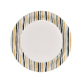 Duni Kartonkilautanen 22 cm Stripes Musta