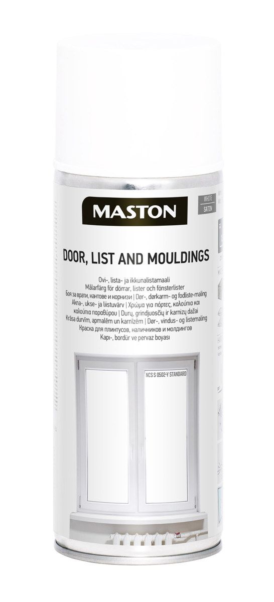 Spraymaali Ovi-, lista- ja ikkunalistamaali 400 ml