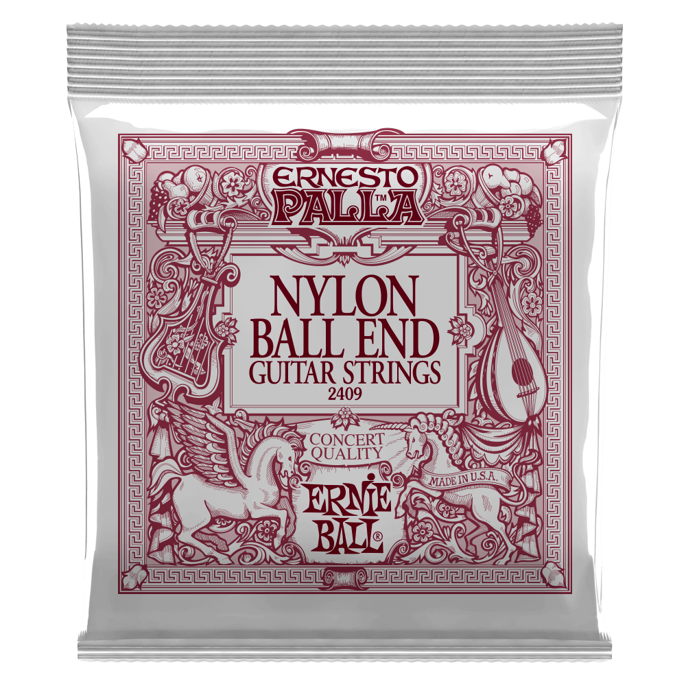Ernie Ball Ernesto Palla 2409 Kielet akustiselle tai klassiselle kitaralle. Konserttilaatuiset mustat nylon-kielet