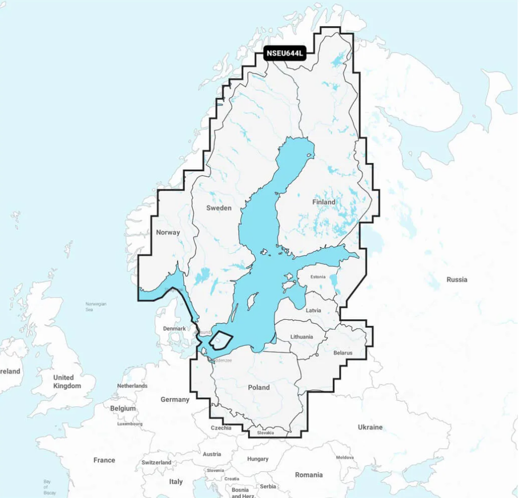 Garmin Navionics+ EU644L Baltic Sea EU644L Baltic Sea