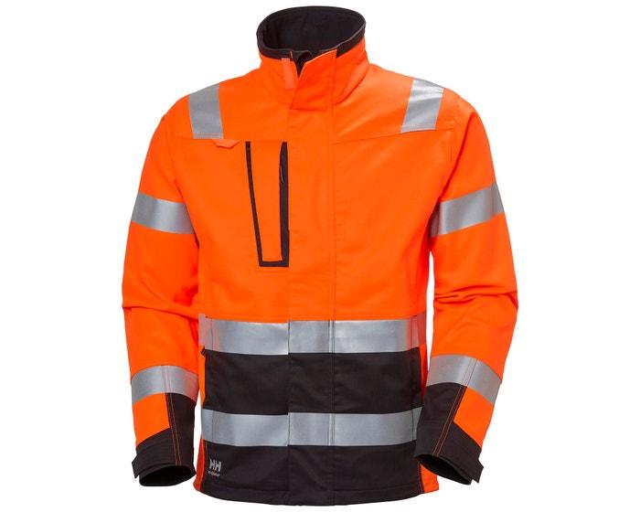 Helly Hansen Workwear takki alna 2.0 fl.oranssi lk3 Alna 2.0 -takissa on kaksi etutaskua seka kaksi rintataskua YKK
