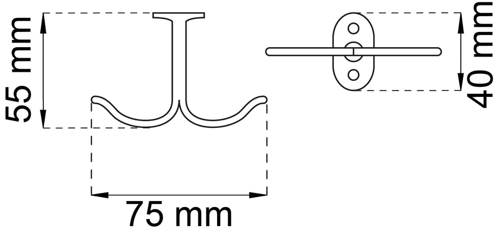 Koukku 140 alumiini IP