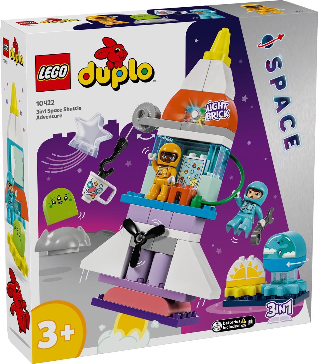 Duplo 3-in-1-avaruussukkulaseikkailu 10422