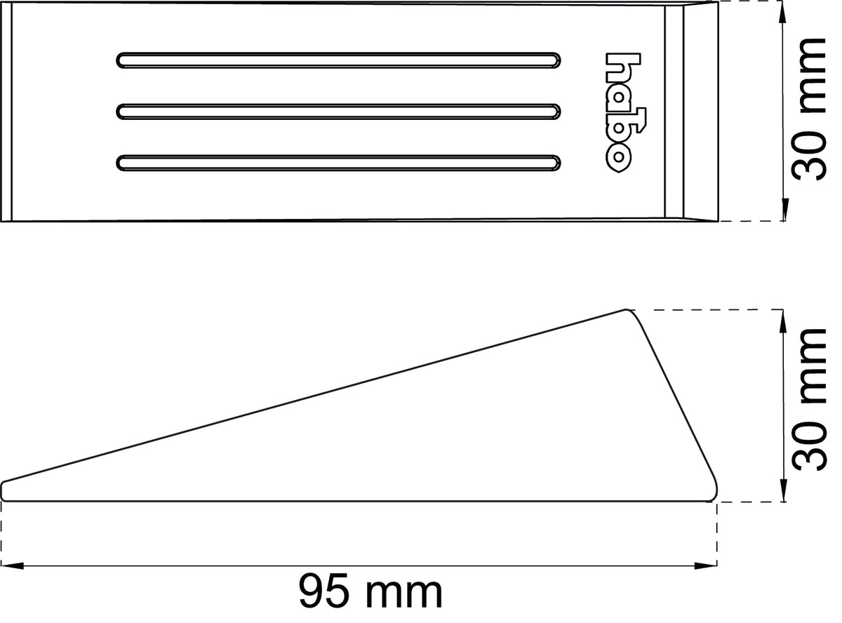 Ovikiila harmaa muovi 97 mm