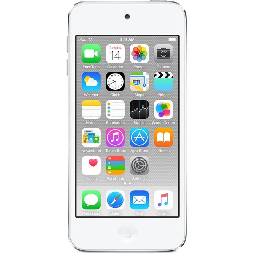 Apple iPod Touch 6th gen Klassinen kosketusnaytollinen kuudennen sukupolven iPod Touch musiikkisoitin.