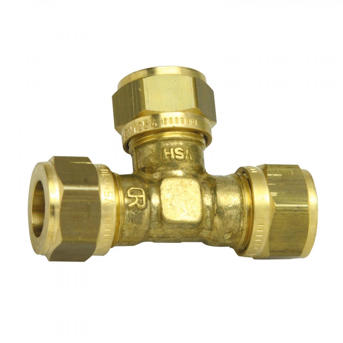 Puserrusliitin T-haara 22