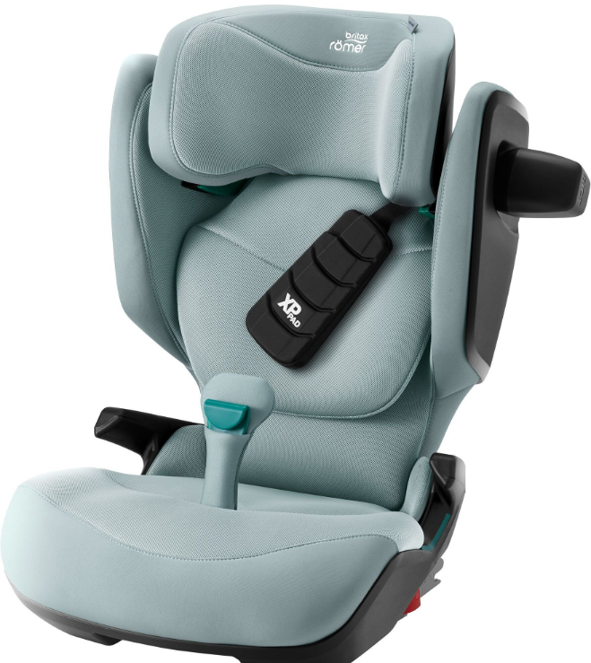 Britax Kidfix Pro turvavyoistuin Harbour Blue -turvavyoistuin luokitellaan istuinryhmaan 100–150 cm, ja soveltuu