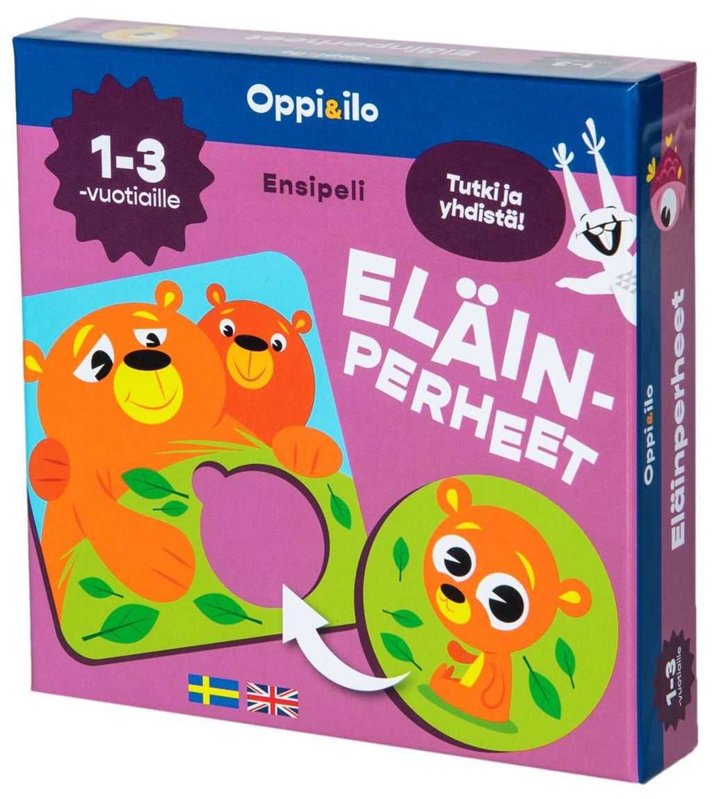 Oppi & Ilo Eläinperheet -ensipeli 1-3 v