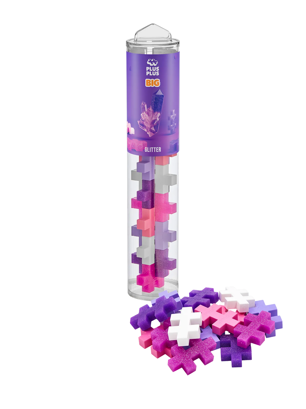 Plus-Plus Big Glitter MixTube 15pcs.