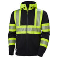 Helly Hansen Work Wear Icu Huomio Huppari Vetoketjulla kelt/musta ICU-huppari tayttaa toiminnallisuudelle, mukavuudelle ja