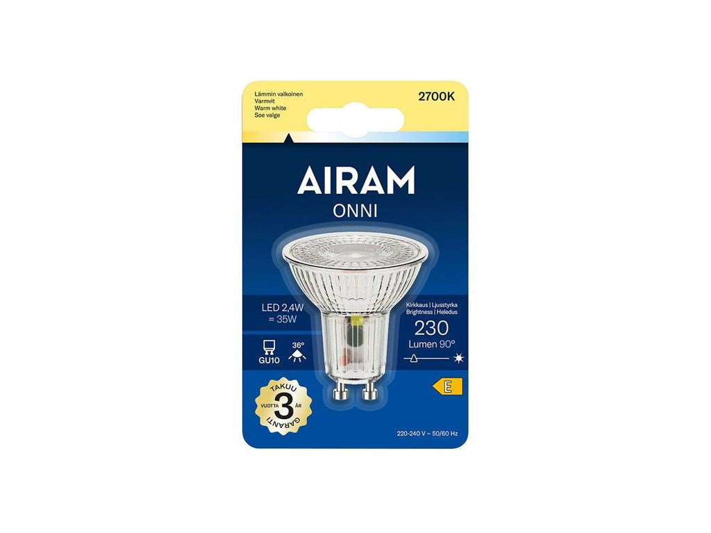 Airam Led GU10 230 lm/2700k