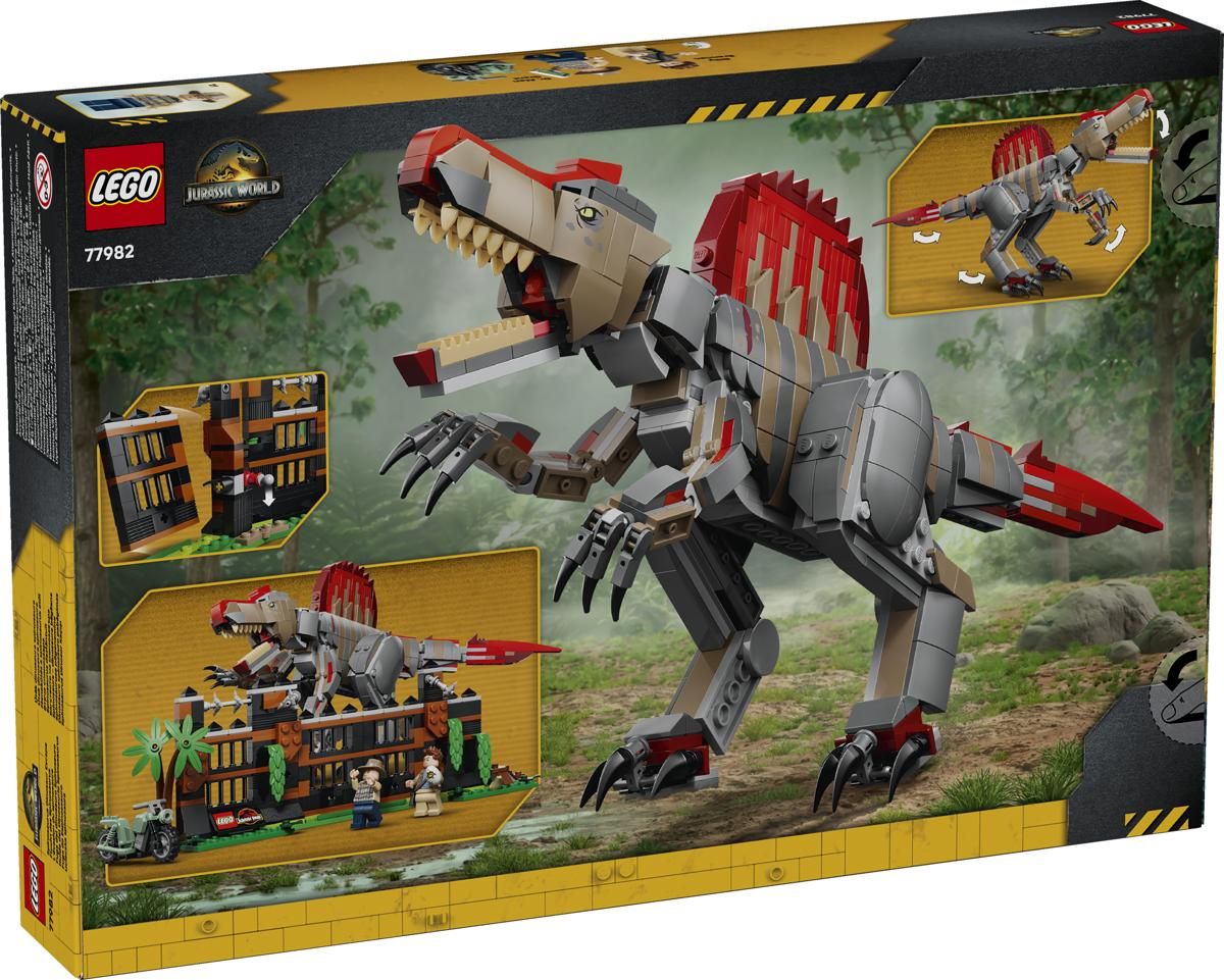 Lego Spinosaurus-dinosauruksen pako