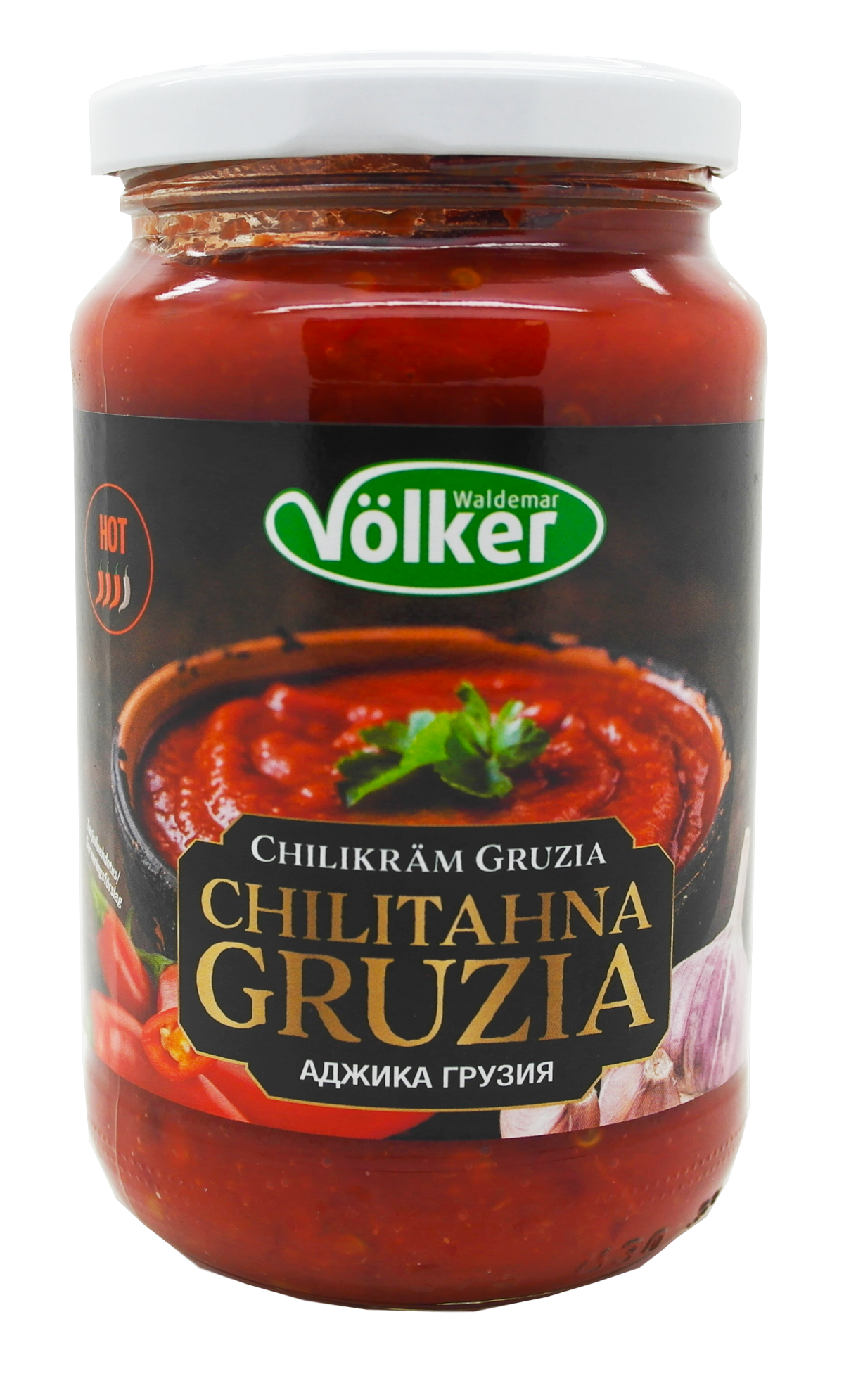 Gruzia Chilitahna valkosipulilla 360 ml Kun kaipaat ruokaasi kunnolla tulisuutta, valintasi on Gruzia-kastike. Gruzia on