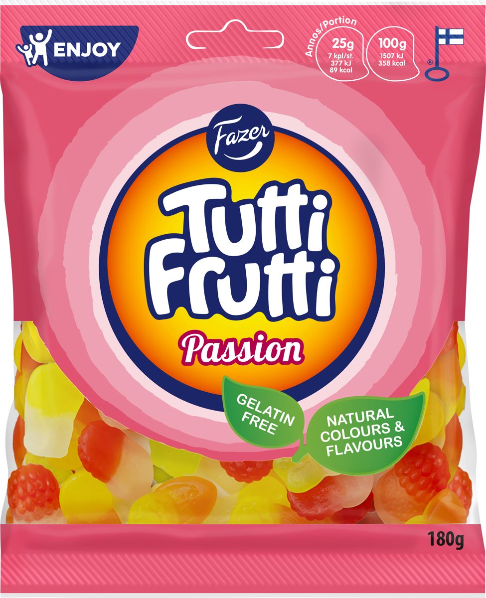 Tutti frutti passion 180 g