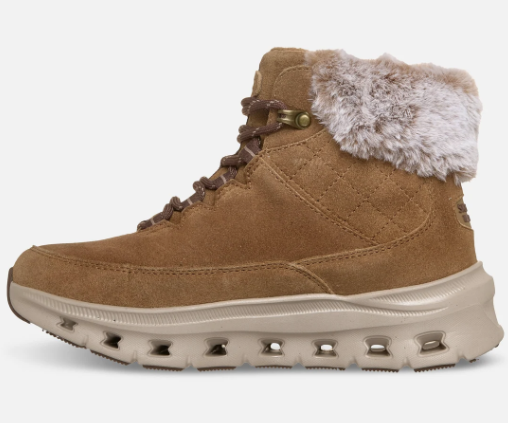 Relaxed Fit: Glide-Step Pro - Blaze Trail - Waterproof - Brown Nauti kylmista paivista Skechers Waterproof Relaxed Fit®: