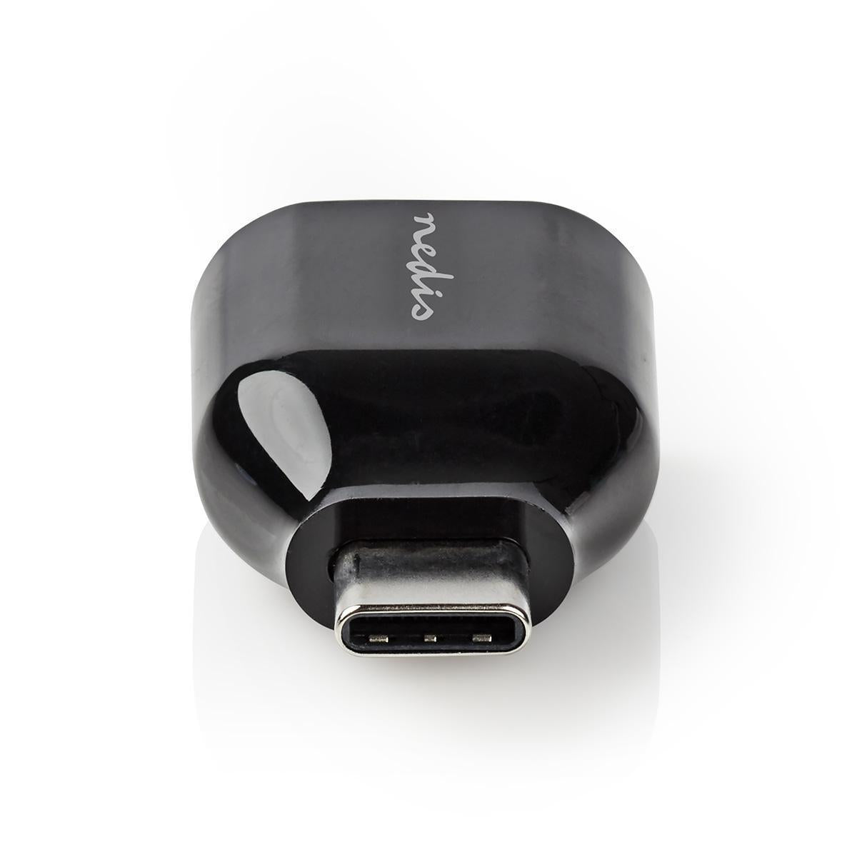 USB 3.0 -sovitin Type-C, Uros - A, Naaras Musta CCGB60915BK